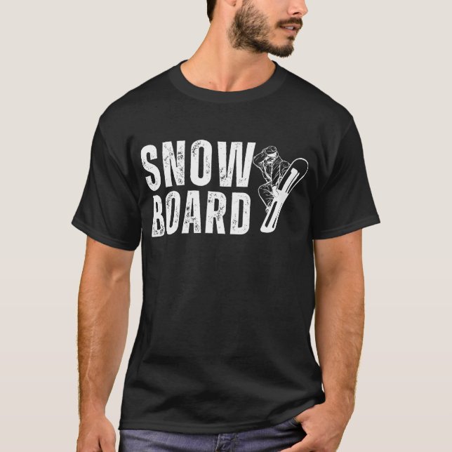 Snowboard T-Shirt (Vorderseite)