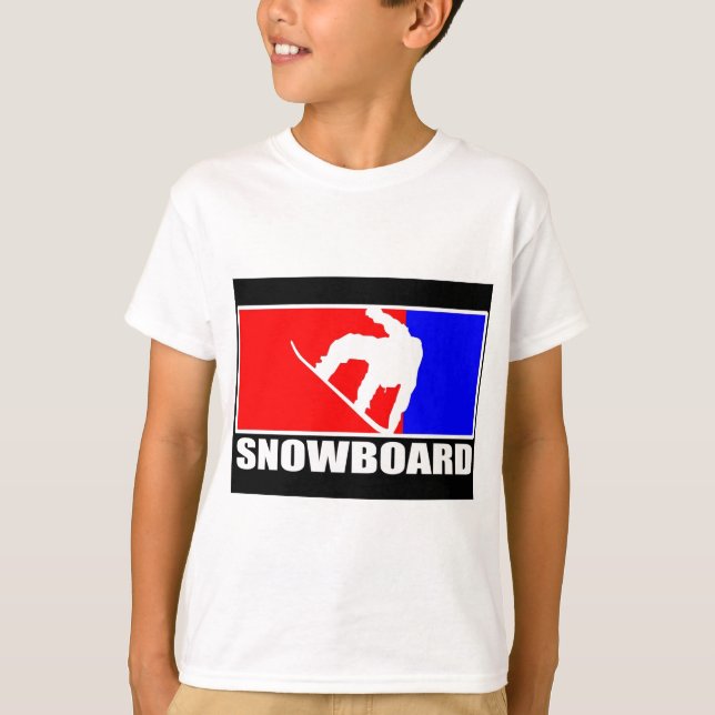 Snowboard T-Shirt (Vorderseite)