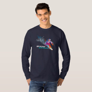 Snowboard   T-shirt à manches longues pour hommes