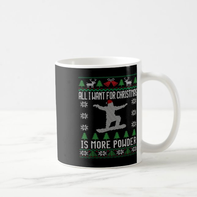 Snowboard Ugge Weihnachten Snowboarden Geschenk Sn Kaffeetasse (Rechts)