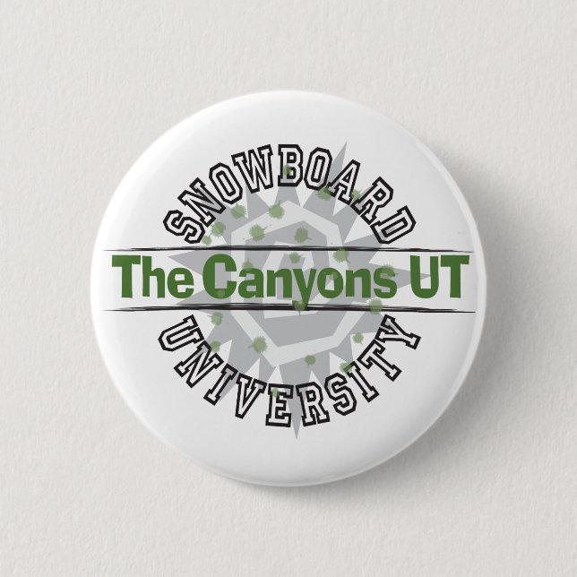 Snowboard University - The Canyons UT Button (Vorderseite)
