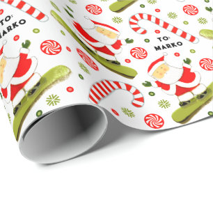 Snowboard-Urlaub Geschenkverpackung Papier Geschenkpapier