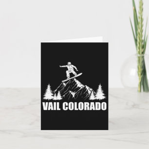 Snowboard Vail Colorado Karte
