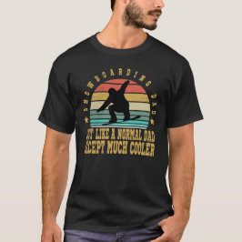 Snowboard-Vater wie ein normaler Vater T-Shirt