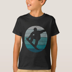 Snowboard Vintag Retro Freestyle Snowboarding Gif T-Shirt