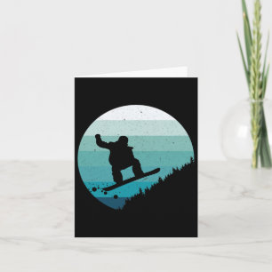 Snowboard Vintag Snowboarder Snow Winter Snowboard Karte