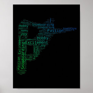 Snowboard Winter Sport Snowboarden Poster