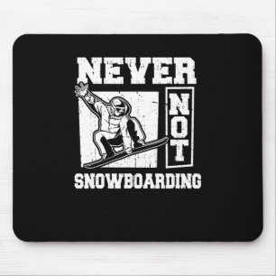 Snowboard Winter Sports - Snowboarden Snowboarder Mousepad