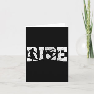 Snowboard - Wintersport Snowboarden Geschenk Karte