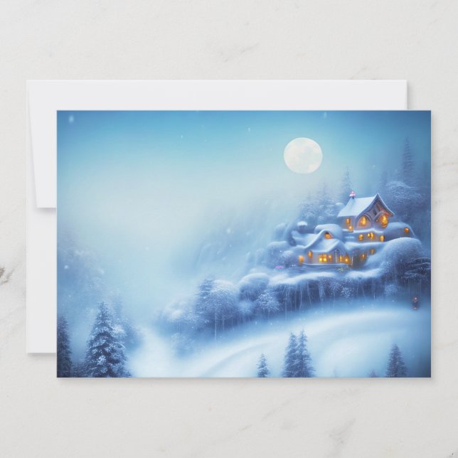 Snowboard Wunderland Zuhause Weihnachten (Vorderseite)