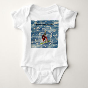 Snowboarden-Babyweste Baby Strampler