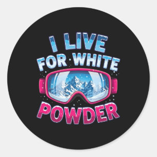 Snowboarden Cooler Snowboarder Skifahren Freestyle Runder Aufkleber