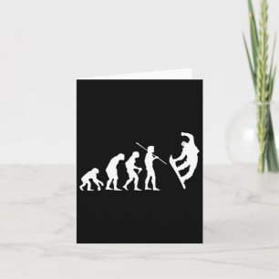 Snowboarden Evolution T Shirt für Männer Karte