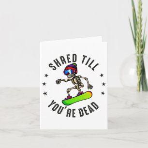 Snowboarden für Männer Frauen Snowboarder Snowboar Karte