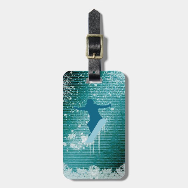 Snowboarden Gepäckanhänger (Vorderseite vertikal)