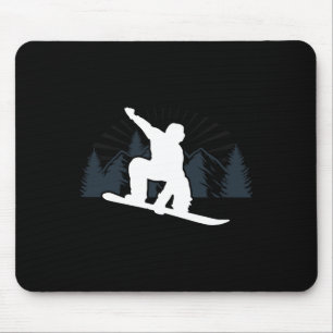Snowboarden Geschenke für Männer Kinder Jungen Coo Mousepad