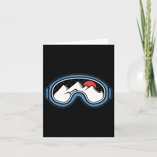 Snowboarden Gles Outdoor - Snowboard Karte (Vorderseite)