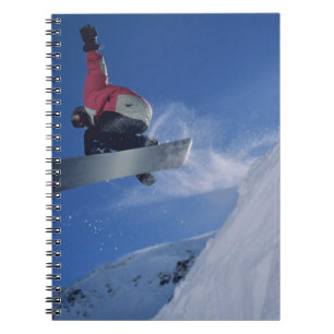 Snowboarden im Snowbird Resort, Utah (MR) Notizblock