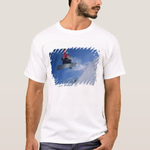 Snowboarden im Snowbird Resort, Utah (MR) T-Shirt