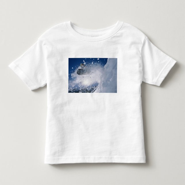 Snowboarden im Snowbird Resort, Wasatch Kleinkind T-shirt (Vorderseite)