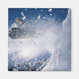 Snowboarden im Snowbird Resort, Wasatch Magnet