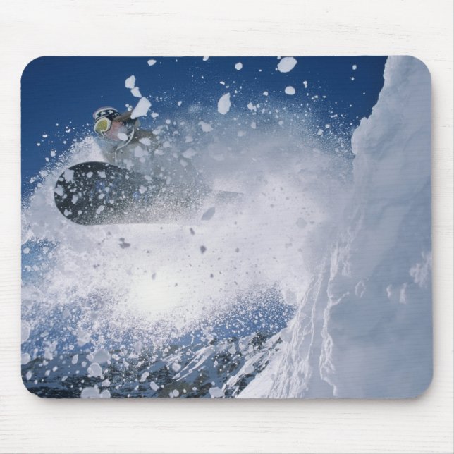 Snowboarden im Snowbird Resort, Wasatch Mousepad (Vorne)