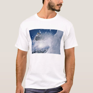 Snowboarden im Snowbird Resort, Wasatch T-Shirt