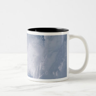 Snowboarden im Snowbird Resort, Wasatch Zweifarbige Tasse