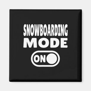 Snowboarden im Winter 1 Magnet