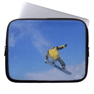 Snowboarden in der Grizzly Golf, kleines Cottonwoo Laptopschutzhülle