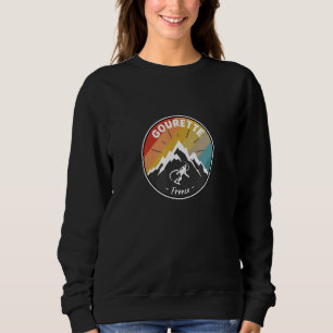 Snowboarden in Gourette, Frankreich Sweatshirt