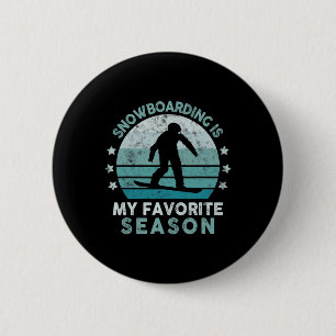 Snowboarden ist meine Lieblingssaison Wintereisspu Button