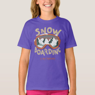 Snowboarden ist meine Therapie - Wintersport T-Shirt