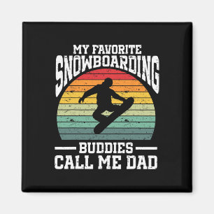 Snowboarden Kunst Männer Snowboard Winter Cool Sno Magnet