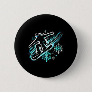 Snowboarden Lustiges Snowboard Snowboarder Fahren Button