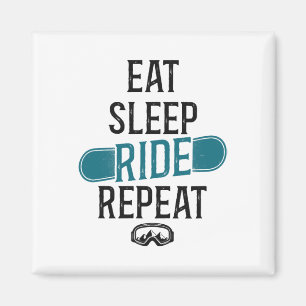 Snowboarden Magnet