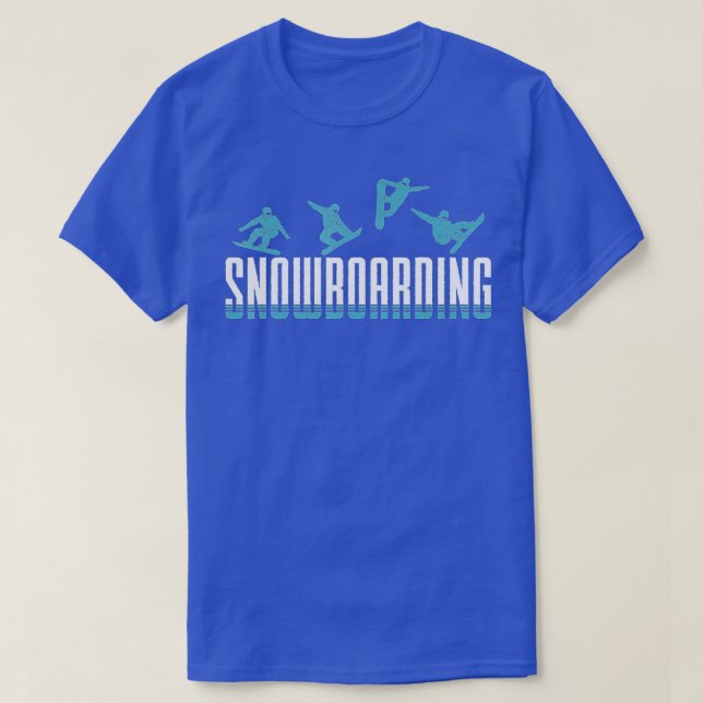 Snowboarden Männer Snowboard Snowboarder Hänge Sno T-Shirt (Design vorne)