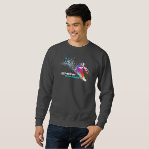 Snowboarden   Männerpullover Sweatshirt