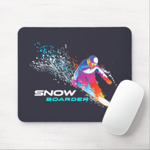 Snowboarden Mauspad