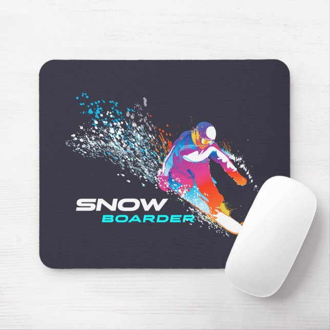 Snowboarden | Mauspad (Mit Mouse)