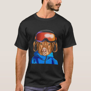 Snowboarden-Pocket für Skierherde T-Shirt