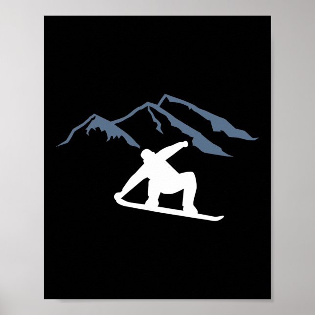 Snowboarden Poster (Vorne)
