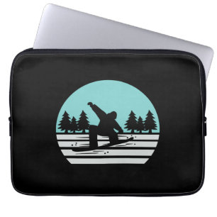 Snowboarden Retro Vintage Laptopschutzhülle