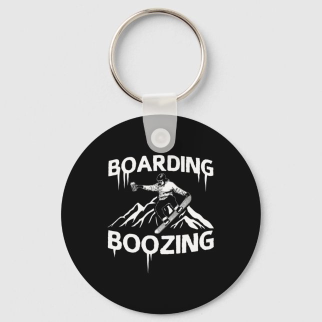 Snowboarden Schlüsselanhänger (Vorderseite)