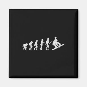 Snowboarden Skifahren Snowboarder Winter Funny Evo Magnet