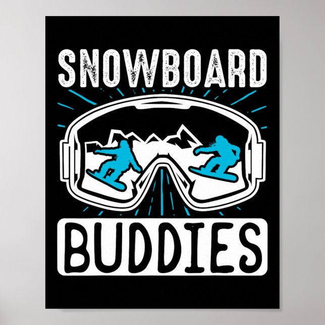 Snowboarden Snowboard Buddies Poster (Vorne)