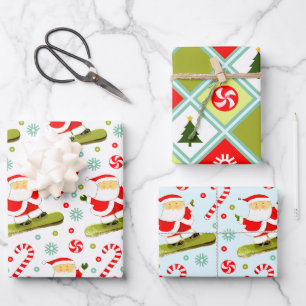 Snowboarden Snowboard Urlaub Geschenk Geschenkpapier Set