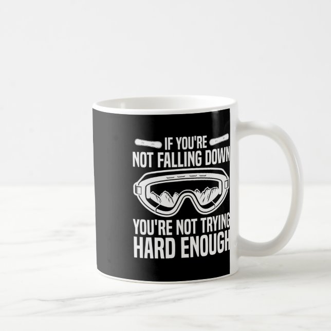 Snowboarden Snowboard, wenn Sie nicht fallen Kaffeetasse (Rechts)