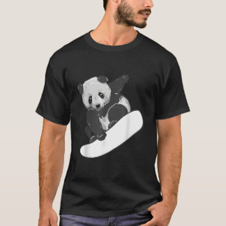 Snowboarden Snowboarden Panda T-Shirt