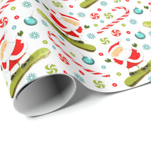 Snowboarden Snowboarder Weihnachtsgeschenk Geschenkpapier